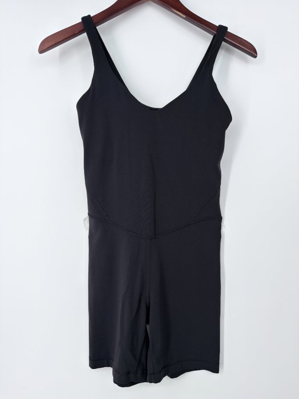 Lululemon Align Bodysuit 6" Black Size 6 Romper Onesie Nulu Jumpsuit LW1EI8S